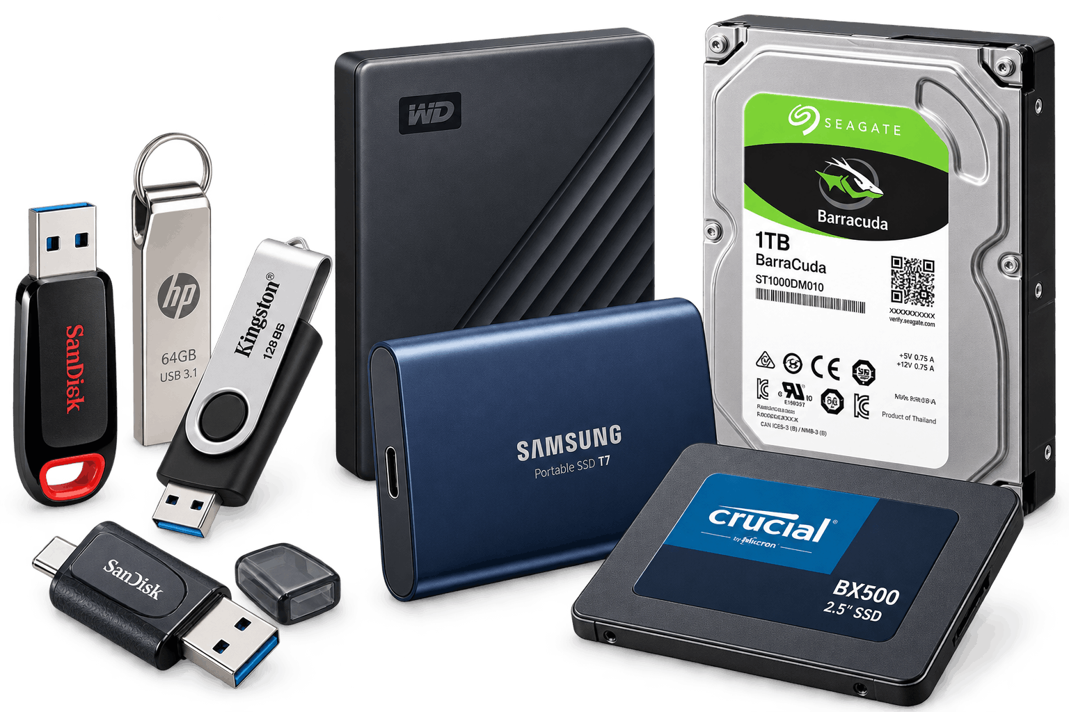 Pendrive & Hardrive